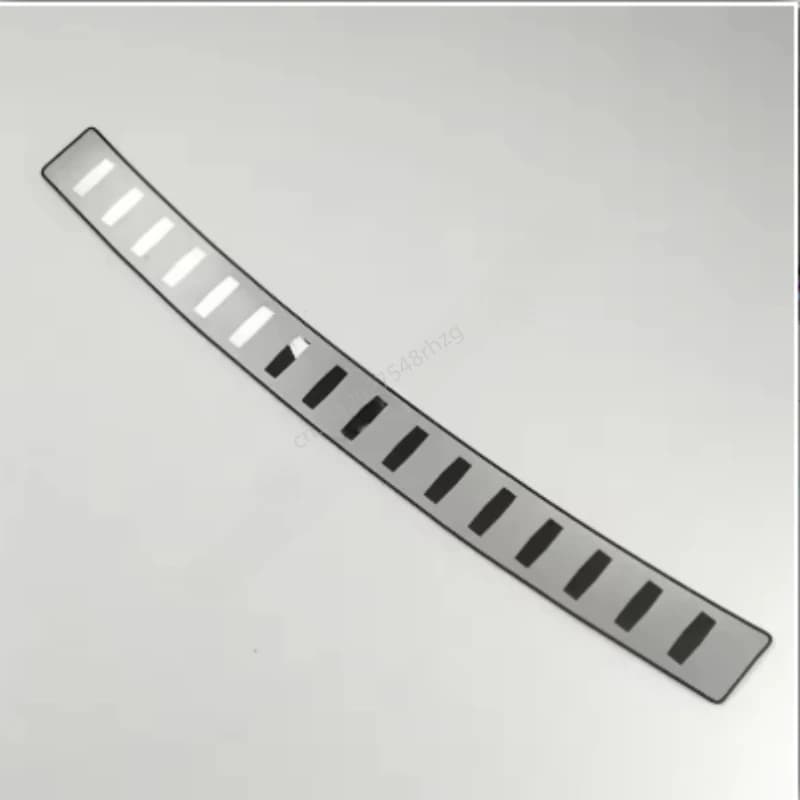 For VW Volkswagen Touran 2016~2024 Stainless Rear Styling Rear Door Sill Bumper Protector Sill Rear Boot Guard Car accessories