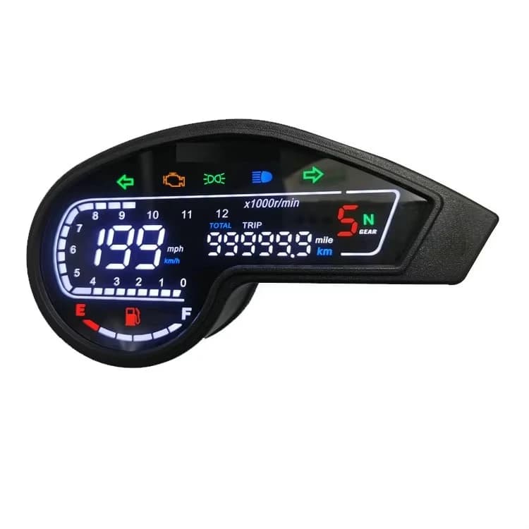 Dm150 NXR150 Mrx125 for Ventos CrossMaxs200 Bross Motorcycle Meter Digital Speedometer Odometer
