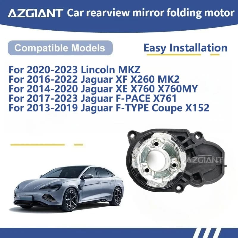 AZGIANT For Lincoln MKZ/Jaguar XF X260 MK2/XE X760 X760MY/F-PACE X761/ F-TYPE Coupe X152 Car Wing Mirror Authentic Folding Motor