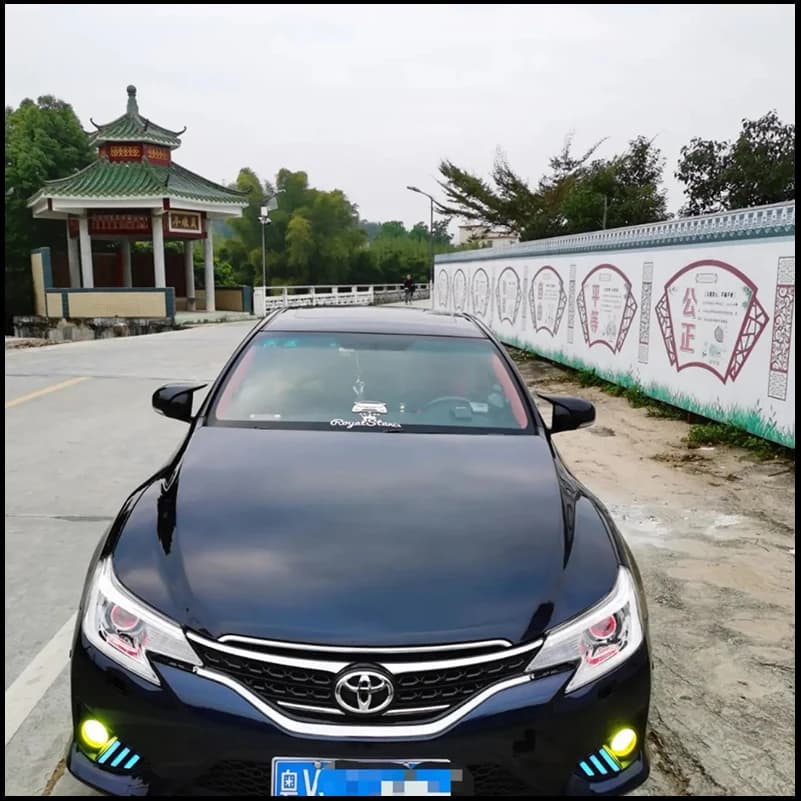 Car Styling FOR Toyota Mark X MarkX 2010-2016 REARVIEW MIRROR COVER CAP REPLACE ORIGINAL HOUSING Models Auto Parts Accessories