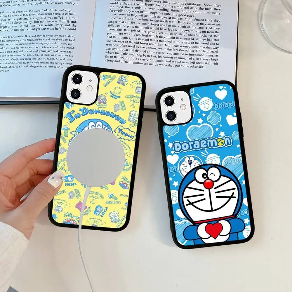 Cartoon D-Doraemons Colorful For Magsafe Magnetic Phone Case For IPhone 17 16 Pro Max 15 Plus 14 13 12 11 Cover