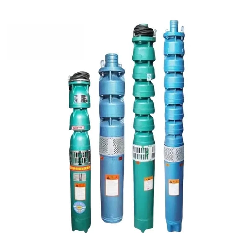 High Pressure Water Supply High Efficiency Electric Deep Well Pump 4 Inch 2HP AC/DC Hybrid for Borehole Water Extraction