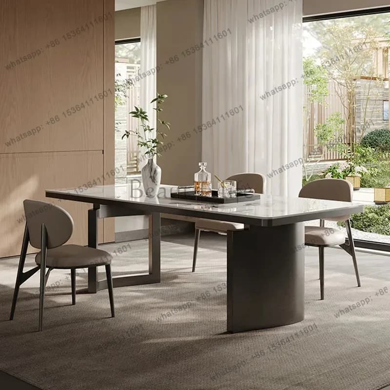 LJY Marble Home Living Room Table Modern Unique Design Italian Table Small Luxury Rectangular Wohnzimmertisch Furniture For Home