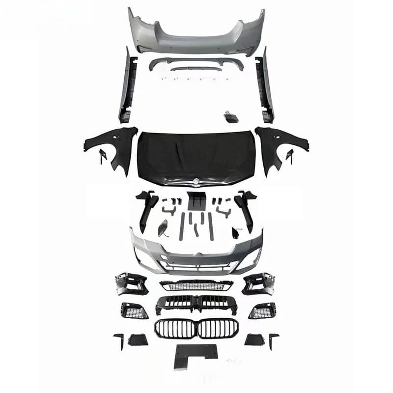 High Quality M Sport MT Style Old To New Body Kit Fit For 5 Series F10 2011-2017 Upgrade To G30 2021 Facelift Exterior Modificat