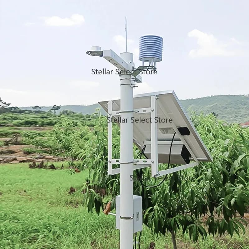 RIKA RK900-01 Wholesale Outdoor Automated Garden Multi-function Meteorological Automatic Weather Station Kit  for Wind and Rain