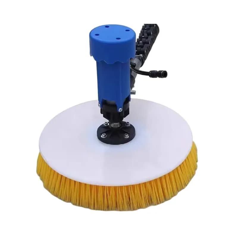 Telescopic Solar Panel Cleaning Brush Electric Photovoltaic Module Washer for Power Station Maintenance Equipment Tool Kit