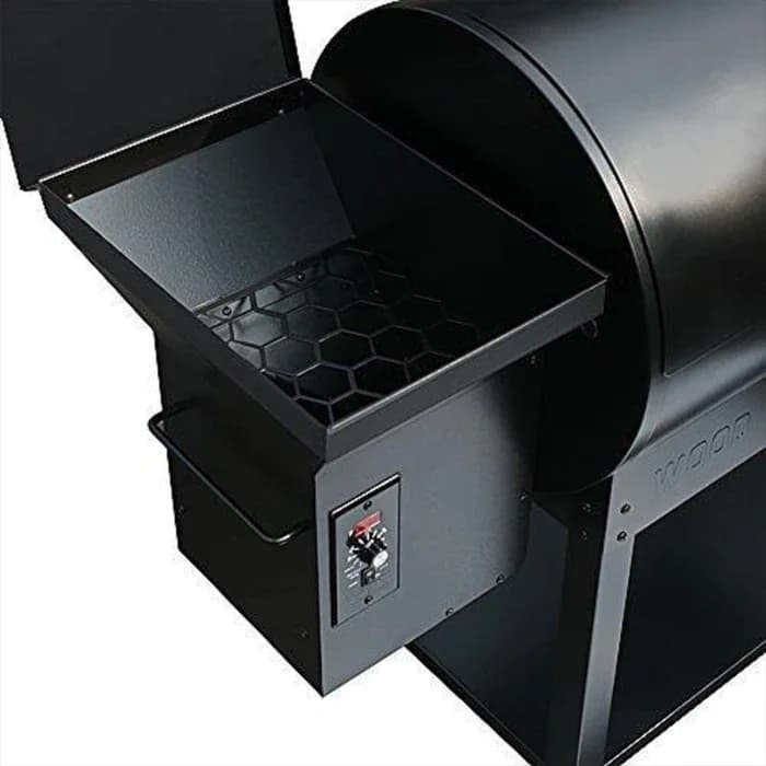12" 18" Left or Right Mount Pellet BBQ Hopper Assembly Kit With Pro Controller