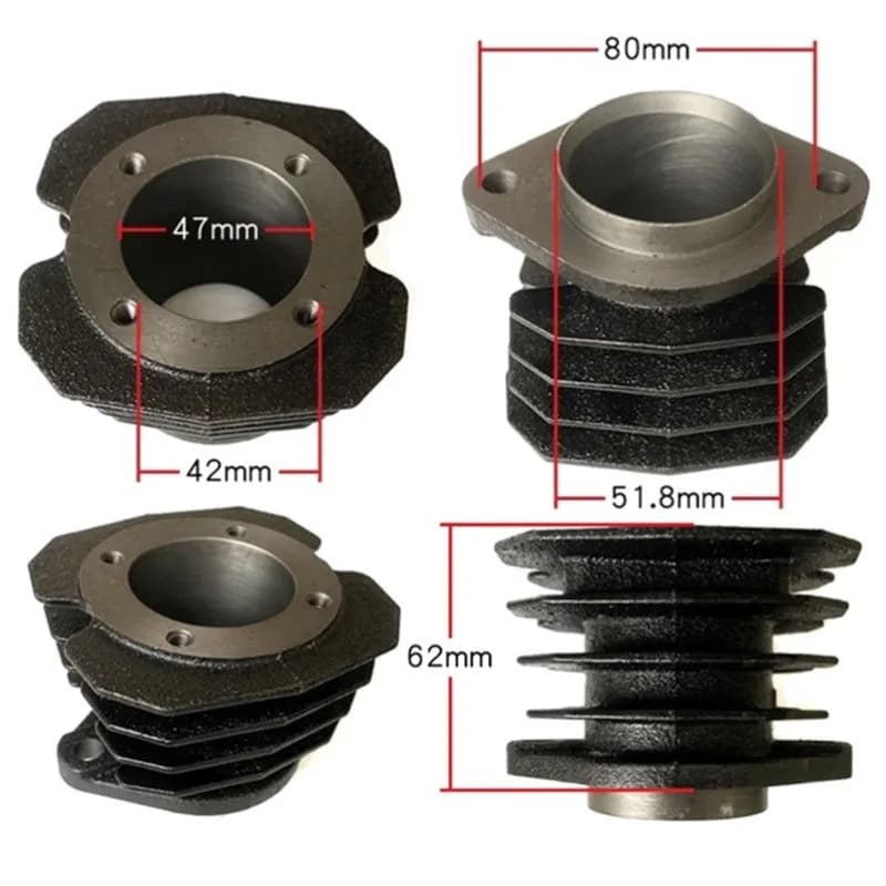 1Piece Air Compressor Pump Head Cylinder Air Pump Cylinder Accessories