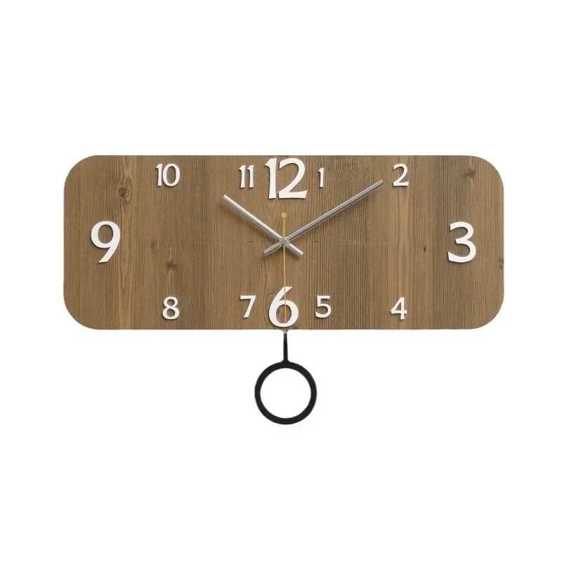 Modern minimalist creative ins wind wall clock living room high value clock wall decoration