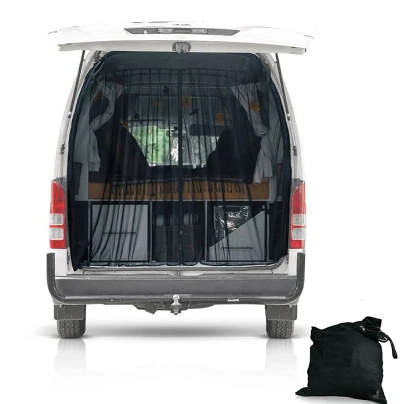 Universal Magnetic Screen Sliding Door Flyscreen Mesh Van Fly Net Transporter Insect Screen Mosquito/Fly Screens Car Net