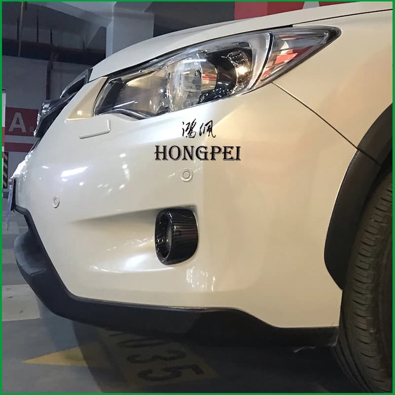 For Subaru XV 2012-2015 Fog Lamp light Frame Cover Sticker Trim Car Styling Auto Parts Accessories