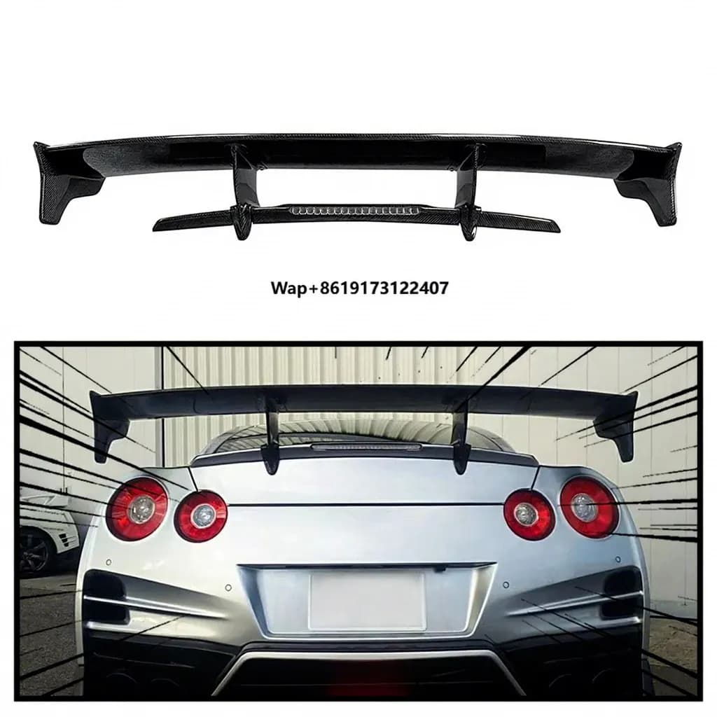 GTR R35 Carbon Fiber GT Wing for  R35 GTR Rear Spoiler