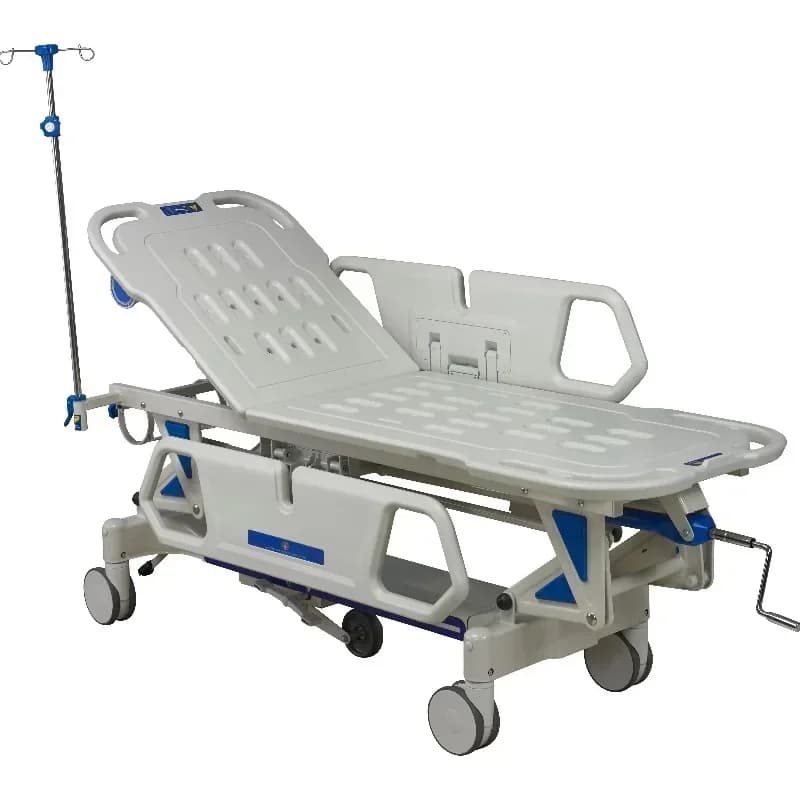 Emergency Hospital Folding Medical Stretcher Bed Blue Ambulance