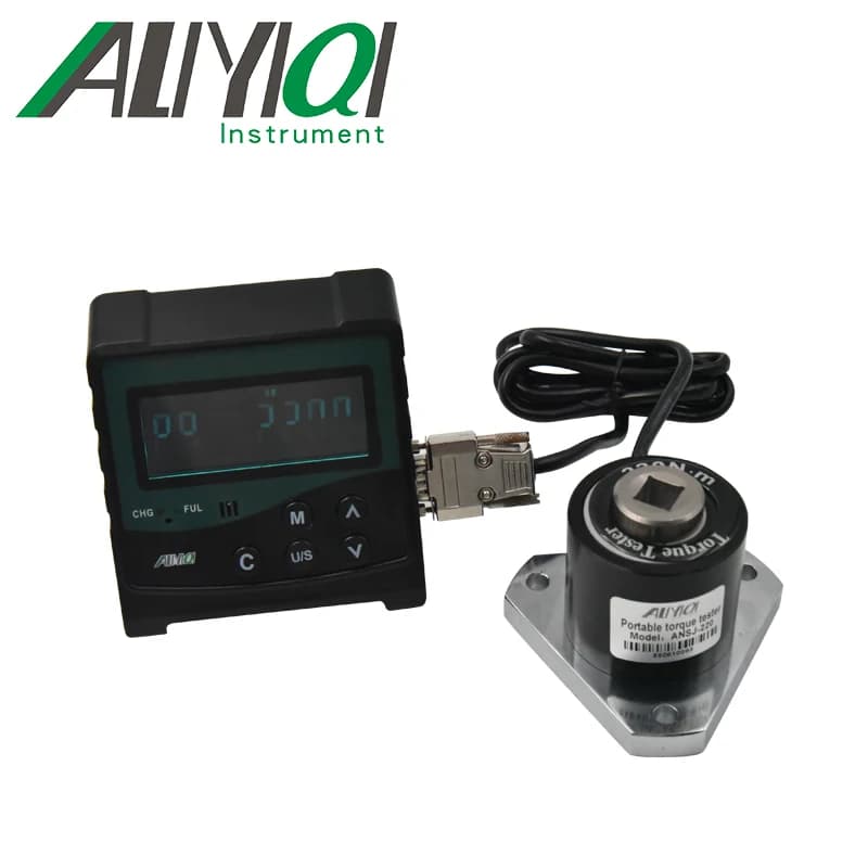 ALIYIQI Portable Electronic Torque Tester with Buzzer LED Warning 2200Nm 1.5-Year Warranty for ma chine Continuity Use