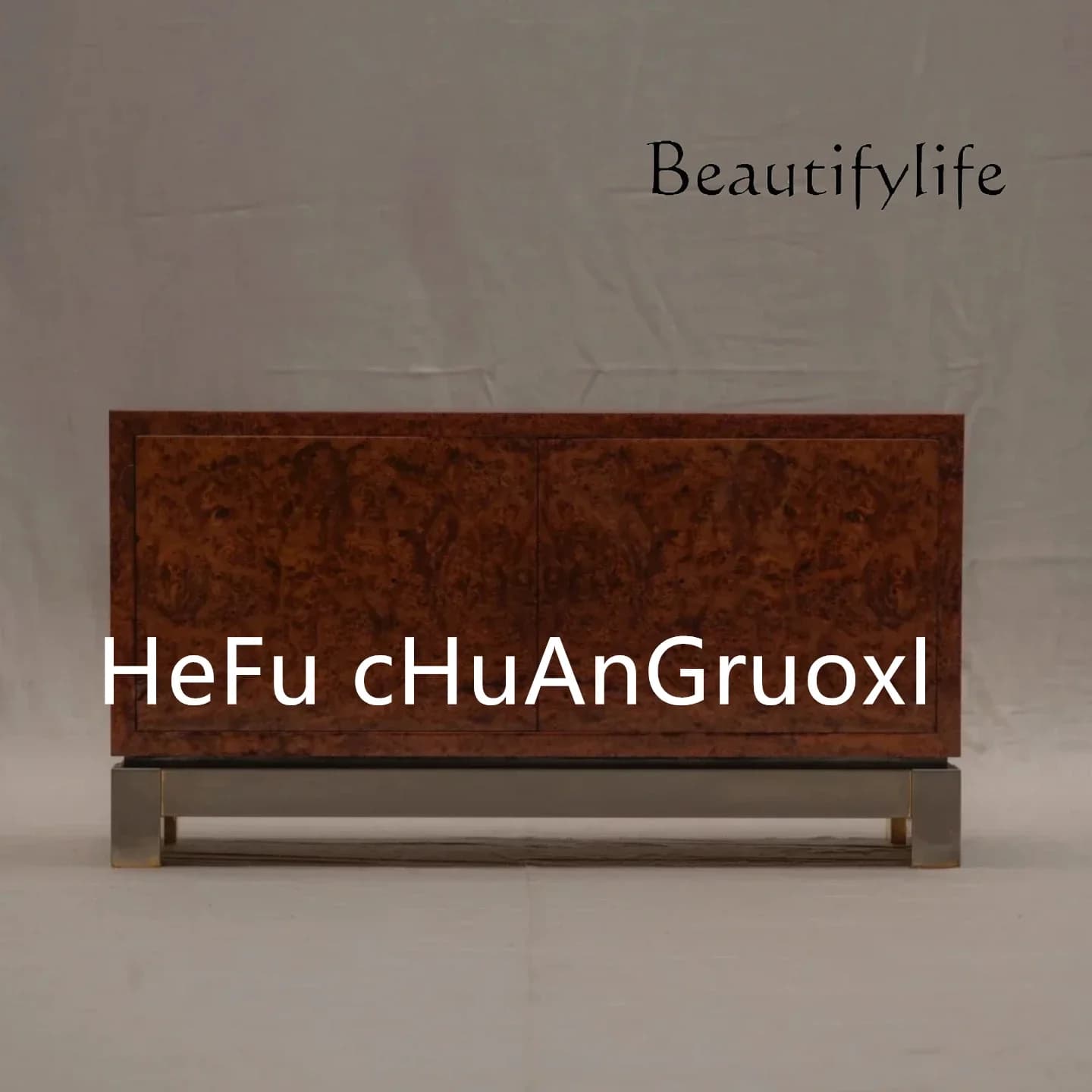 XX Medieval Style Solid Wood Dining Side Cabinet, Living Room Home Retro Style Art Storage Wall Cabinet Storage Side Cabinet