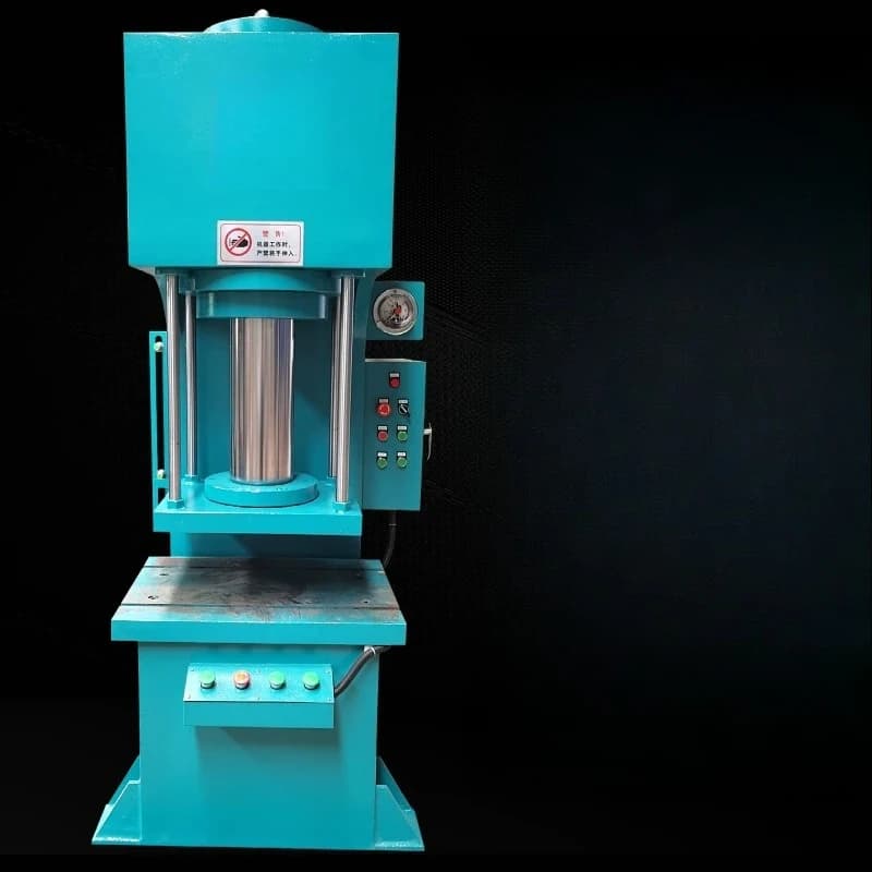 New electric C-type press high pressure cylinder welding structure press fitting shaping single arm hydraulic press