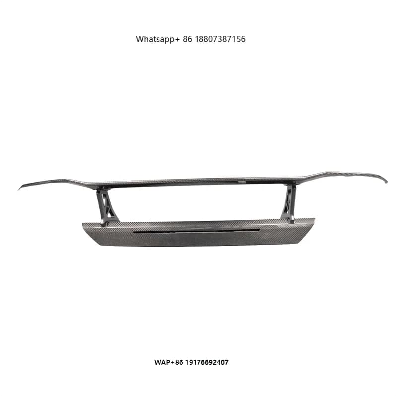 ForLamborghini Huracan LP580 LP610 Coupe 2-Door Real Dry Carbon Fiber Rear Wing Spoiler 14-18