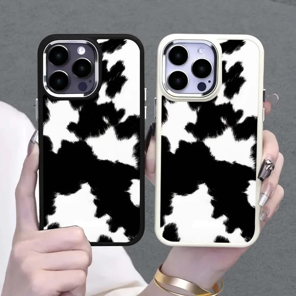 New design pattern metal frame black and white phone case, suitable for iPhone 16,16Pro,16Pro Max, Plus to11,12,13,14,15series