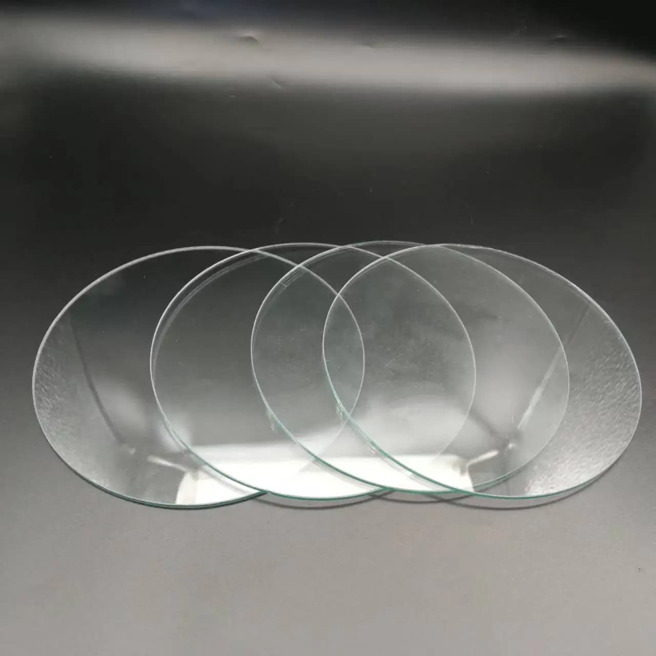 Round Ultra Clear Glass Diameter 140 150 160 170 180 190 200 250 300mm Lens High Transparency for LED Flashlight Torch Clock
