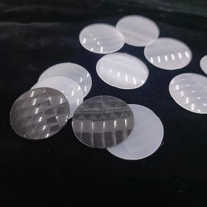 10PCS Human Body Infrared Sensor Fresnel Lens PIR Shell Housing Pyrolysis Probe Dedicated D21.9mm 22mm HDPE Round Lenses