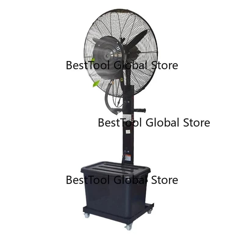 Commercial Outdoor Large Water-cooled Fan Powerful Hand Push Industrial Spray Fan
