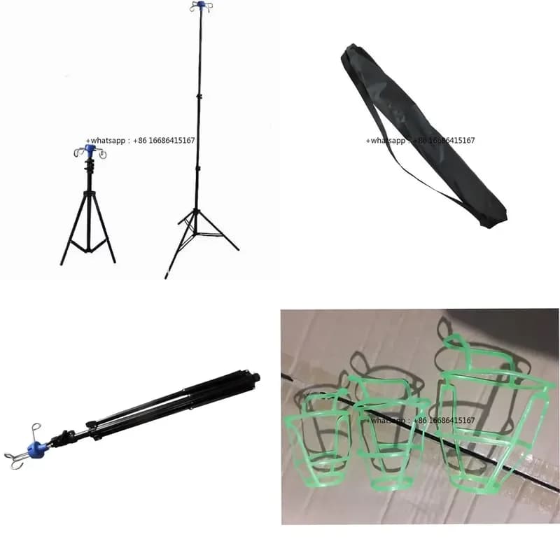 Portable Telescopic Tripod IV Pole Stand Adjustable Stand Convenient And Durable Drip Stand