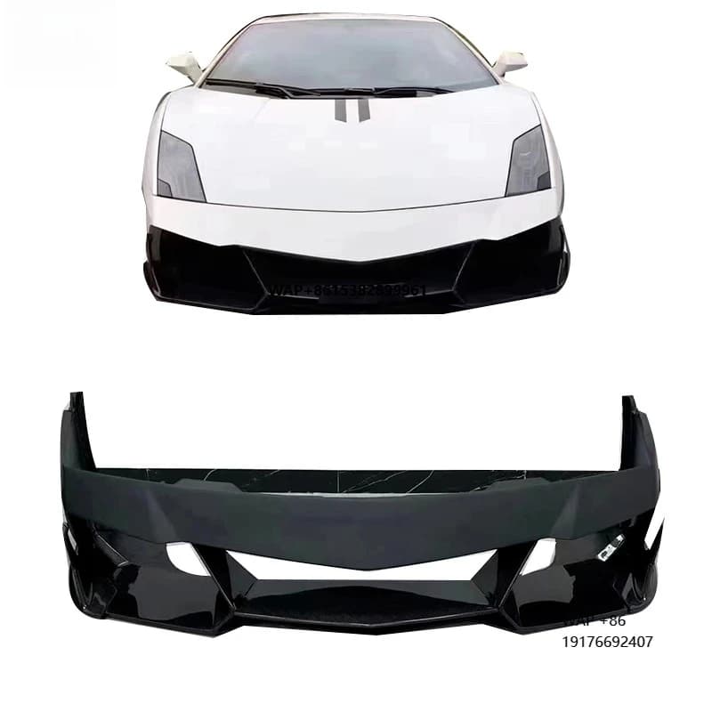 V Style Half Carbon Fiber Front Bumper For ’Lamborghini Gallardo Lp550 560 570 Perfect Fitment