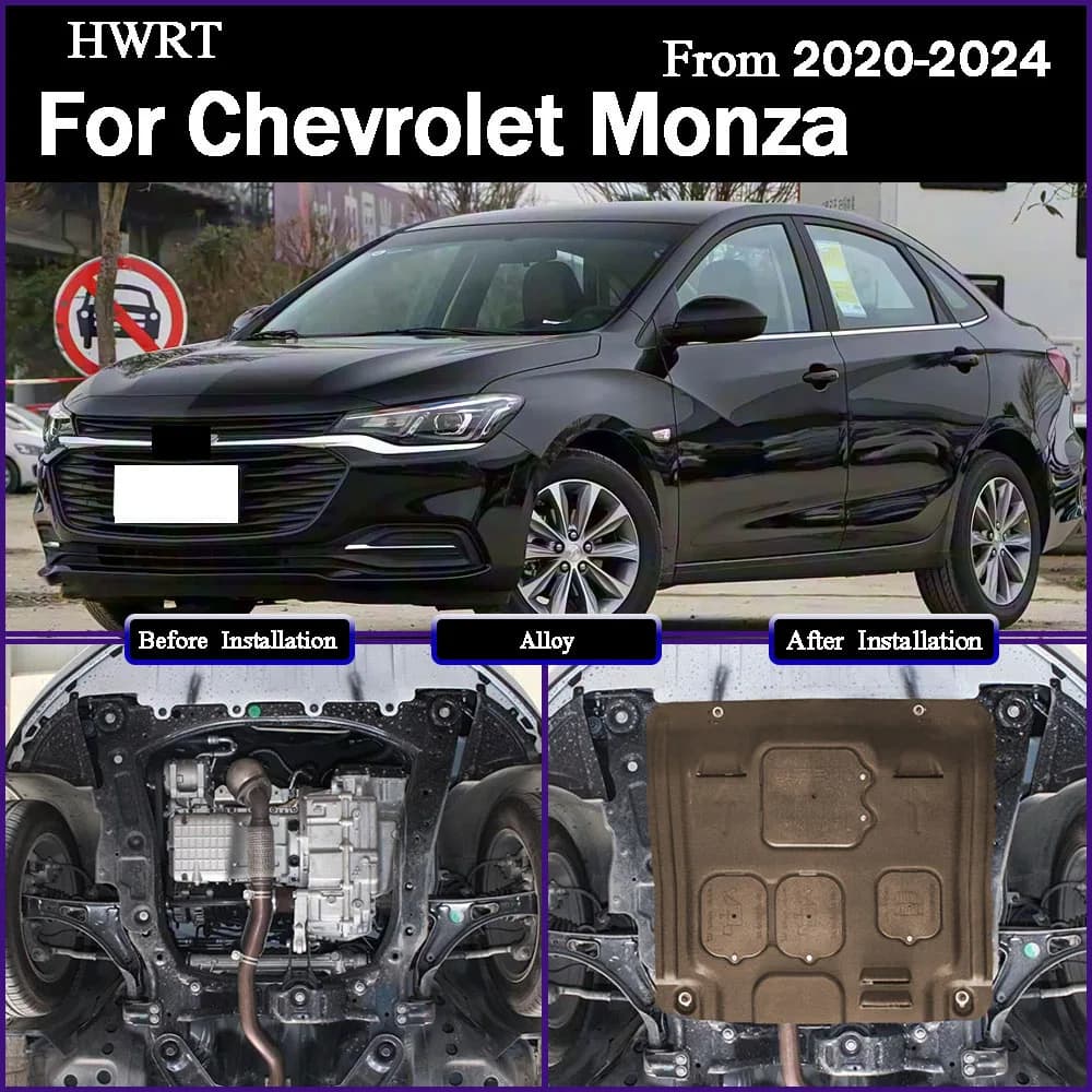 Higher Quality Alloy Under Engine Guard Mudguard Board Splash Shield Mud Fender Plate Panel For Chevrolet Monza‌‌ 2020-2024 1.5L