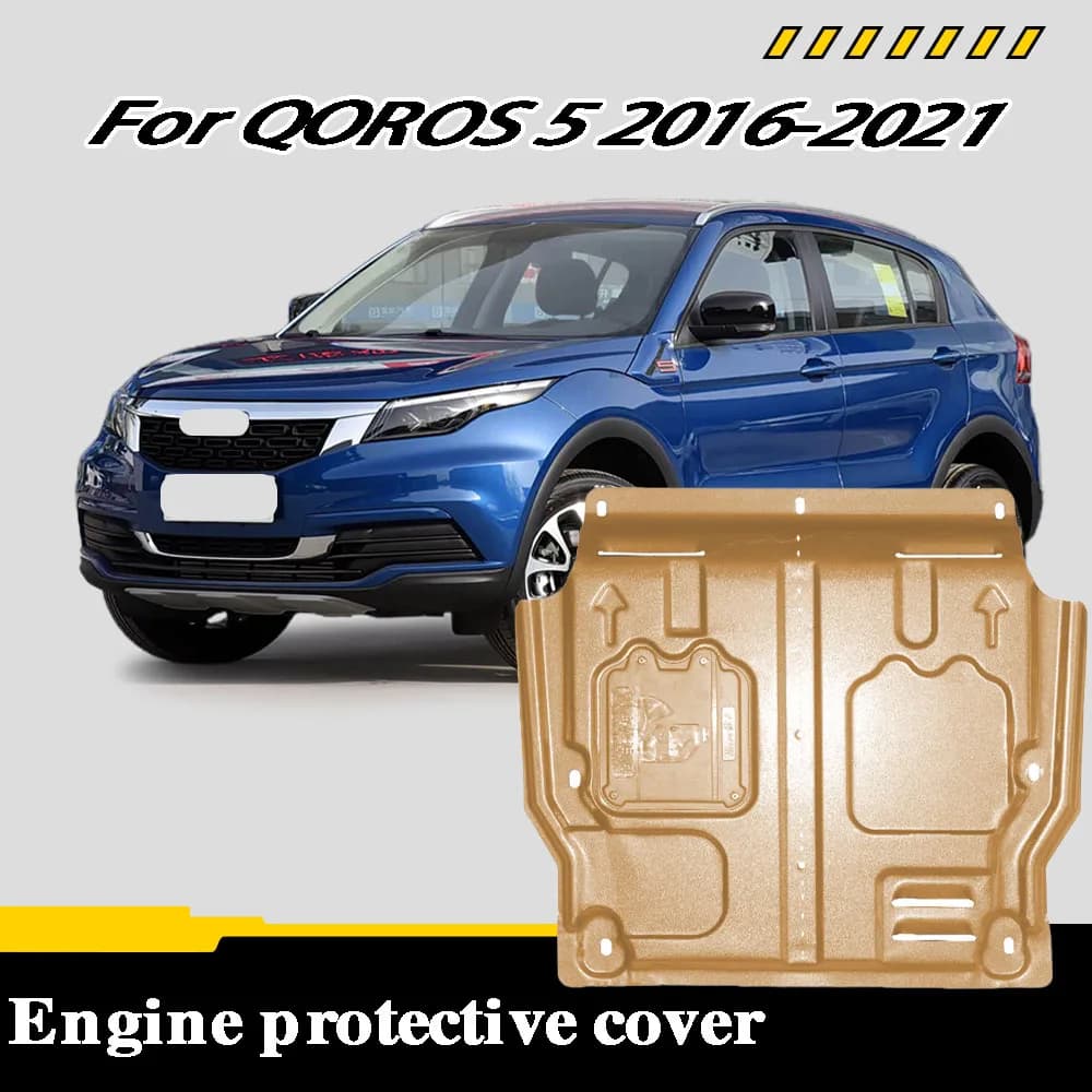 Under Engine Guard Splash Shield Mud Fender Cover Plate Fender Mudguard Protector For QOROS 5 2016-2021 1.6T