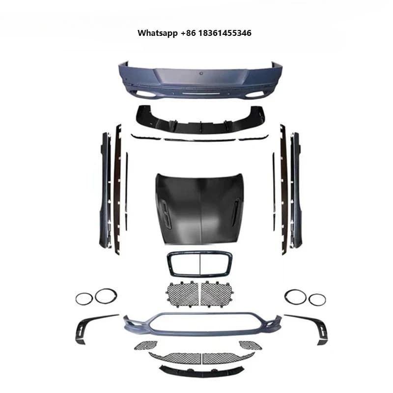 For  Continental GT (2017-2019) Supersport Style Front Bumper Body Kit (Upgrade Modification)