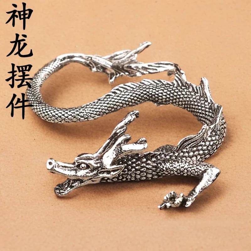 Handle Metal Living Room Office Bookcase Table Decorations Personality Trendy Dragon Decoration