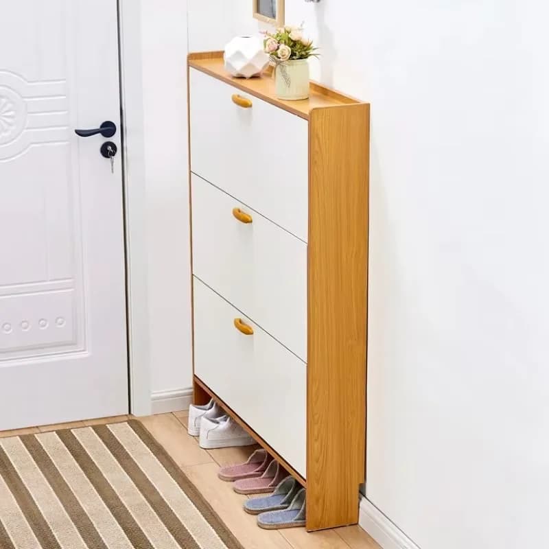 Storage Design Shoe Cabinet Tall Wood Space Saving Modern Shoe Cabinet Tall Wood Armario De Zapatos Mobili Arredamento Casa