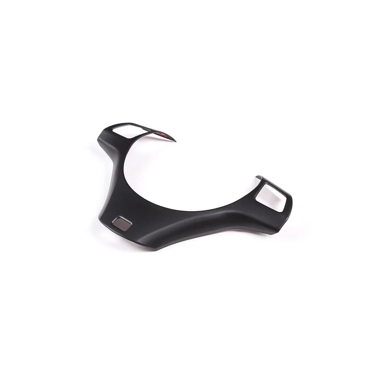 For BMW 3 Series E90 E92 2005-2012 Car Styling ABS Matt Black Car Steering Wheel  Frame Cover Trim Sticker Car Accessories