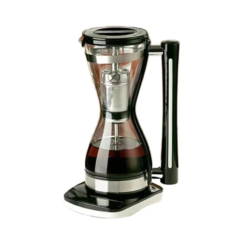 Easy-to-use coffee siphon with heat-resistant glass drip and vacuum filter tea & coffee maker set