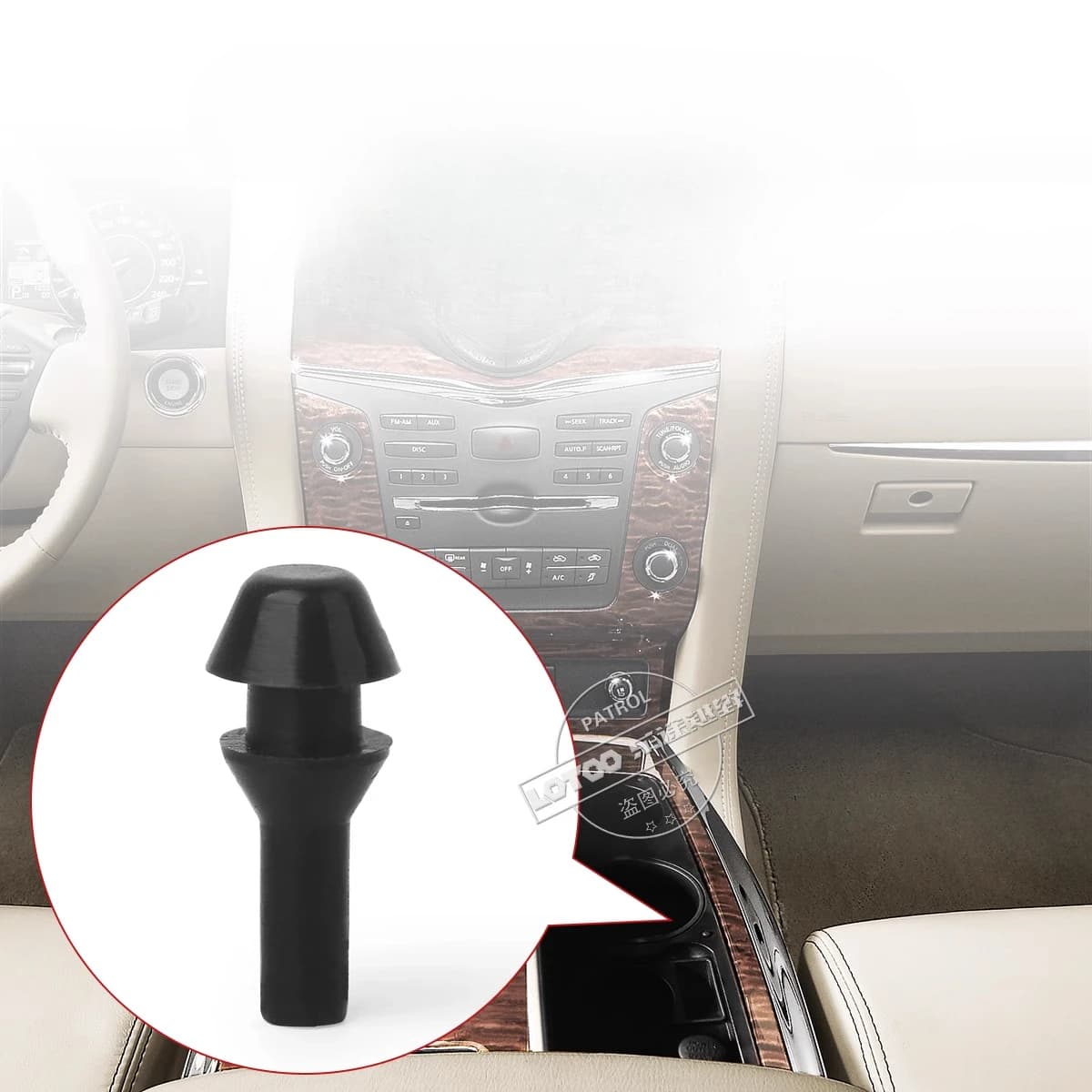 For Nissan Touareg Infiniti QX80 QX56 Center Cup Holder Cushions