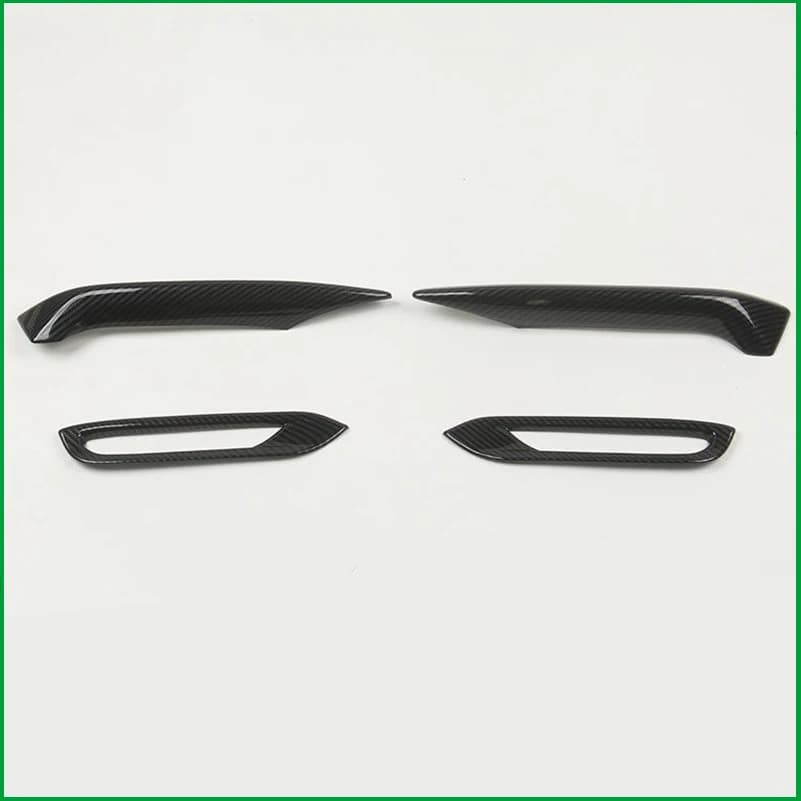 Car Styling For Nissan Qashqai J11 2017-2019 Fog Light Lamp Eyelid Eyebrow Cover Sticker Trim Decorative Auto Accessorie