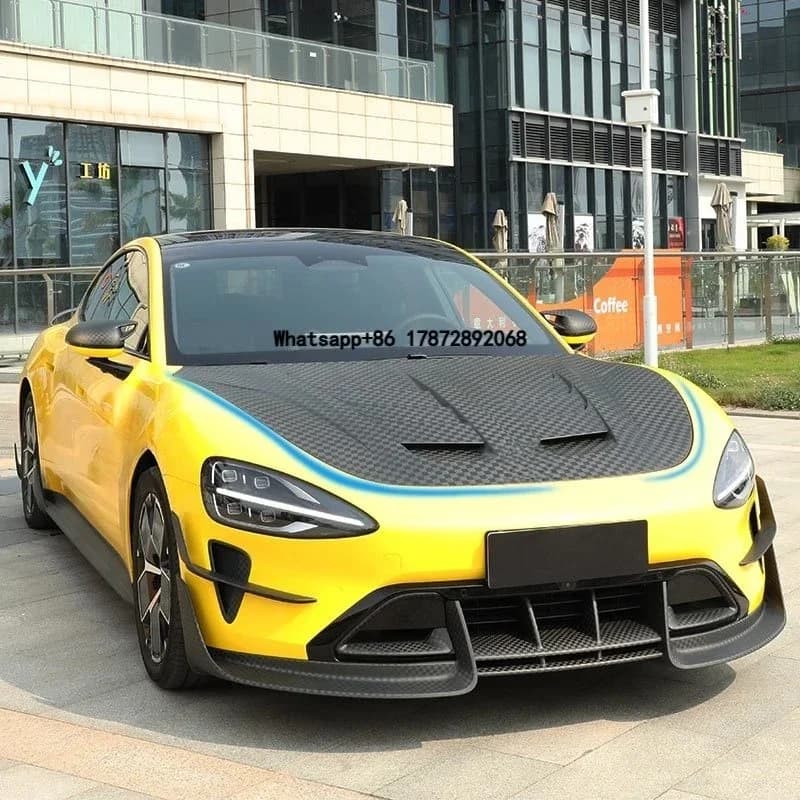 2025 Latest Design Composite Automotive Auto Automobile Electric Car Parts Carbon Fiber Front Hood for Su7 Hood