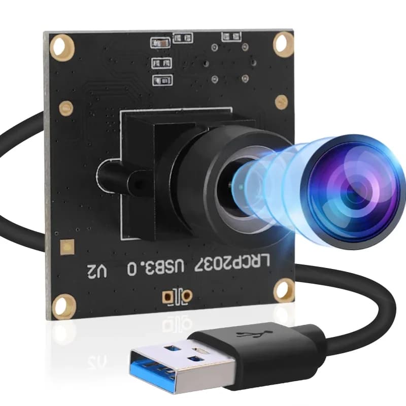 High-Speed Mini HD Module, 60Fps, 1080P, Mini HD Module, 6mm, 55Degree Distortionless, Type-C, USB 3.0, Free Drive, 2MP Camer