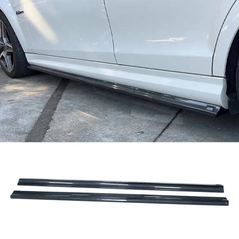 Hot Selling Carbon Fiber Tuning Part R Style Side Fit for 2008-2014yearsSide Skirt Lip