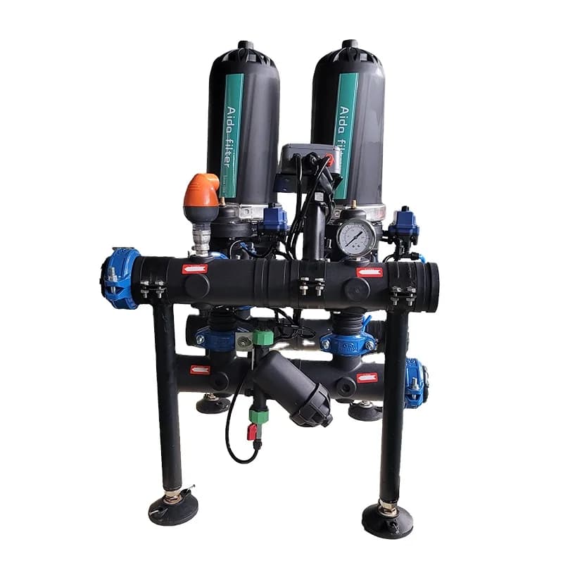 Automatic Self Cleaning Backwash Disc Filter / Water Filter with Backwash Valve Used for Automatic Filtration