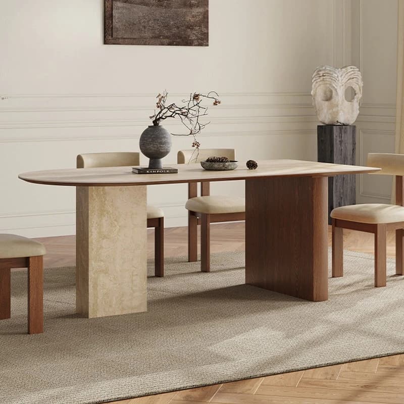 Kitchen Decorations Dining Table Modern Minimalist Nordic Outdoor Home Dining Table Luxury Lounges Mesas De Jantar Furniture
