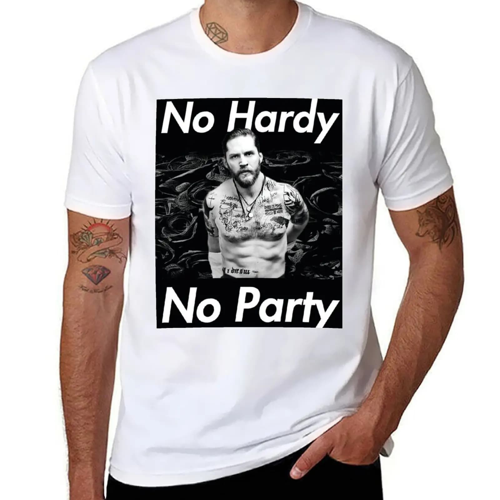 Tom Hardy - No Hardy No Party T-Shirt t shirts designer funny t shirts cotton t shirts cotton 100% T-Shirt