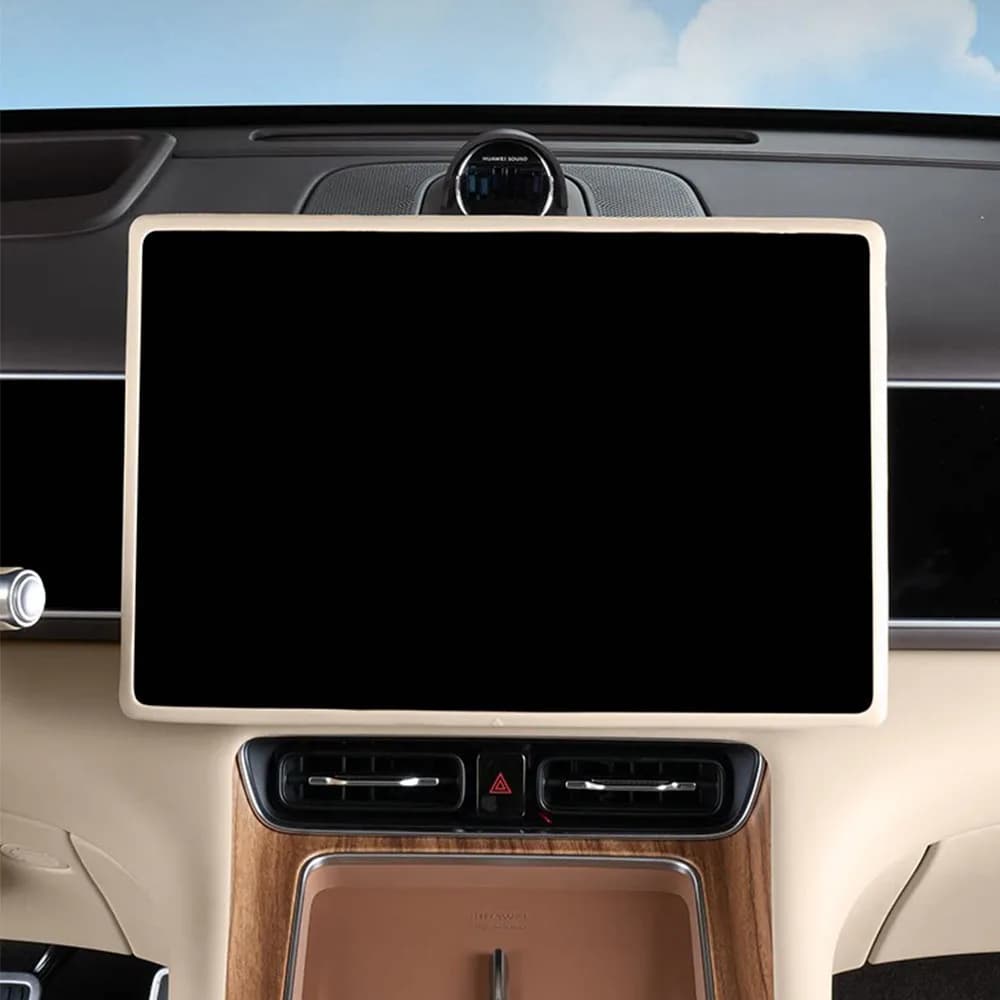 Navigation Screen Border Protection Cover Interior Modification Supplies For New AITO M7 2026 Original Car Color Silicone Cover