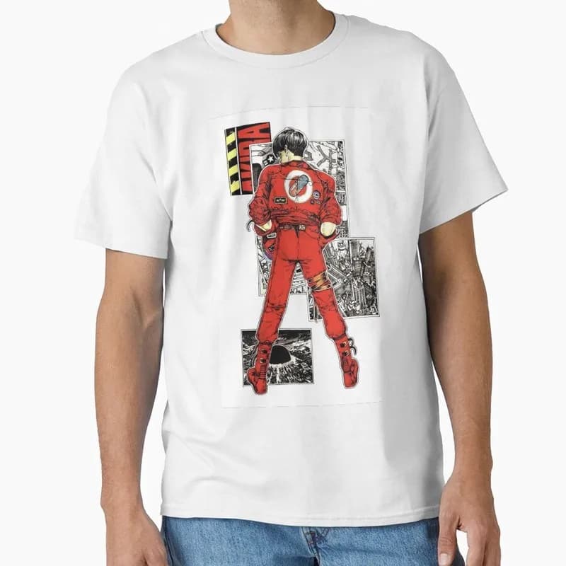 Akira Cyberpunk City Explosion Anime Gift T‑Shirt 1017 Retro Sci‑Fi Manga Graphic Tee Shotaro Kaneda Neo‑Tokyo Unisex Streetwear