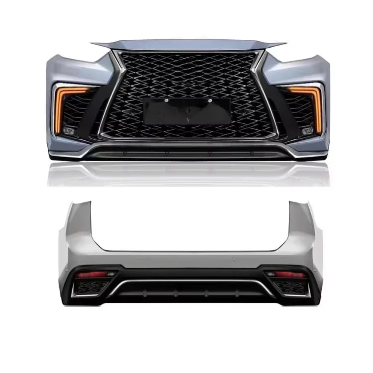 for highlander 2022 New Arrival Auto Parts Upgrade Front Rear Bumper Body Kits Fit