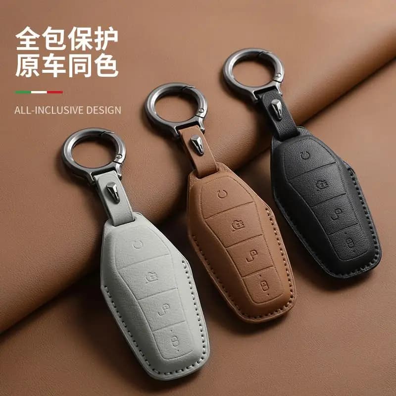 FOR BYD Qin Han Yuan Song  Key Ring for E5 E7 E9 E2 E3 Case with Haiou Haidolphin Sealion Remote Shell