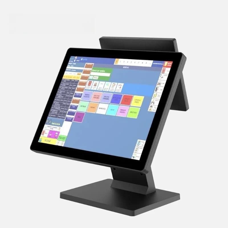 15 inch English touch POS system end point order cash register all-in-one machine