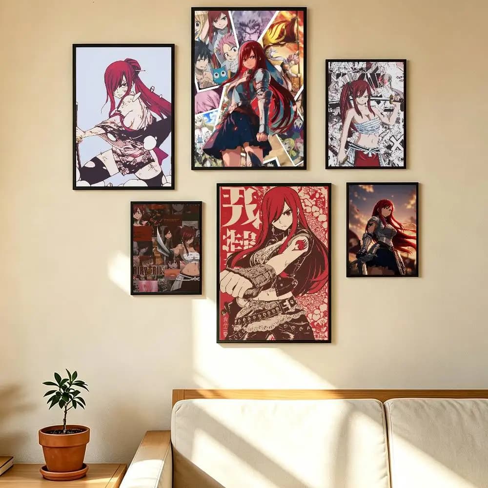 J-JOJOs B-Bruno B-Bucciarati Poster Waterproof Wall Art Sticker For Bar Living Room Vintage Decor High Quality Print Gift