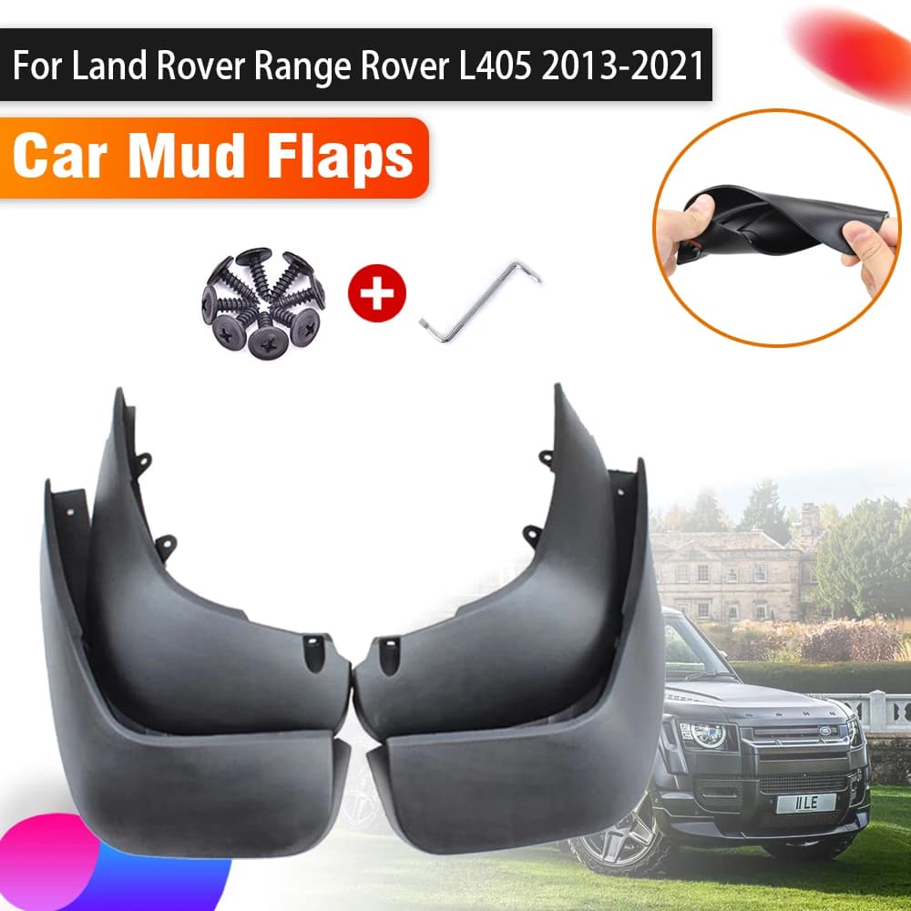 Car Mud Flaps For Land Rover Range Rover L405 Accessories 2013~2021 Auto Splash Guard Front Mudflap Rear Fenders Car Accessories