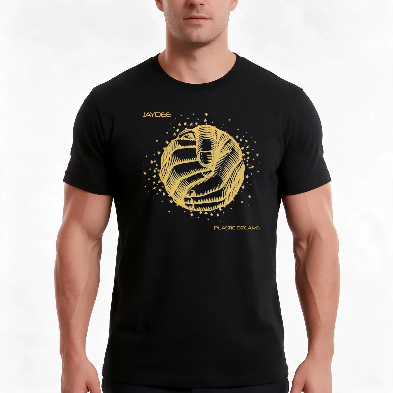 Jaydee - Plastic Dreams T-Shirt, Summer Casual Cotton Tee, Oversized Streetwear Tops, Vintage Graphic Print, Unisex Men Women